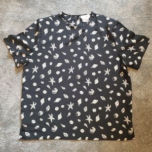 Sea Shell Womens Vintage Top Size Large
